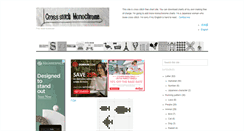 Desktop Screenshot of cross-stitch-monochrome.com